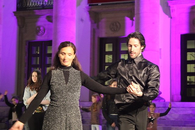 Die Eleven des Tanzstudio Radeva auf der 10. Nordth&uuml;ringer Kulturnacht