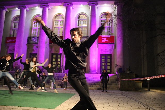 Die Eleven des Tanzstudio Radeva auf der 10. Nordth&uuml;ringer Kulturnacht