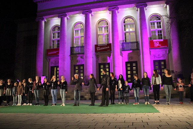 Die Eleven des Tanzstudio Radeva auf der 10. Nordth&uuml;ringer Kulturnacht