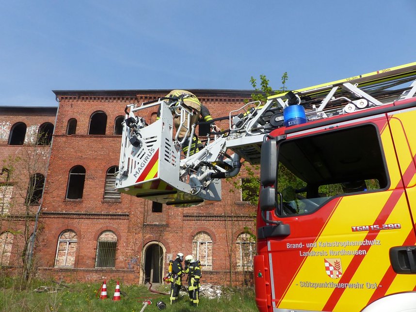 Brand auf Gaswerk-Gel&auml;nde
