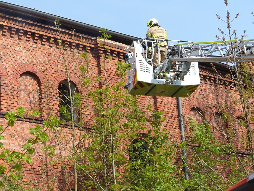 Brand auf Gaswerk-Gel&auml;nde
