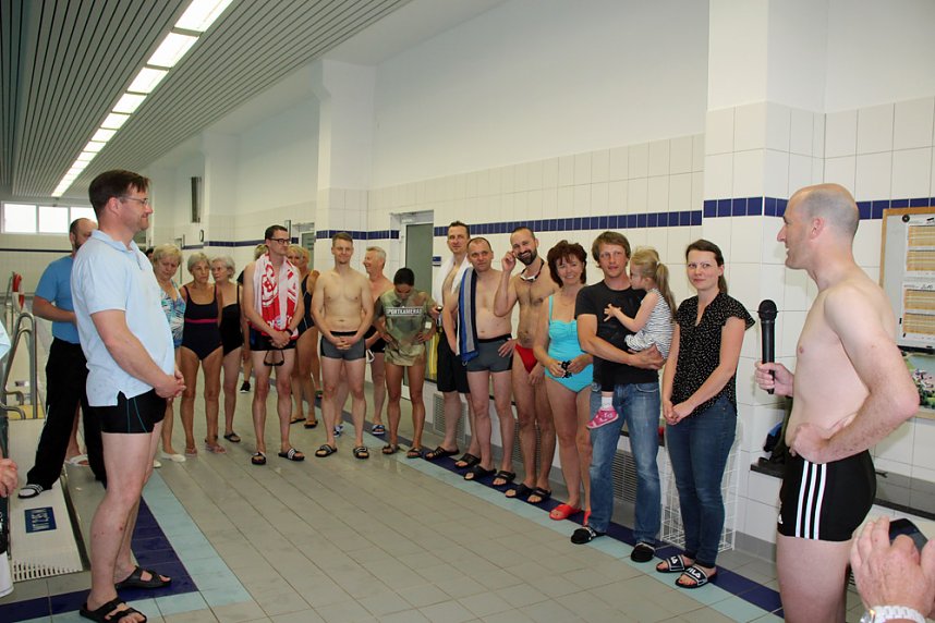Sekunden vor der Hatz nach Bahnen
