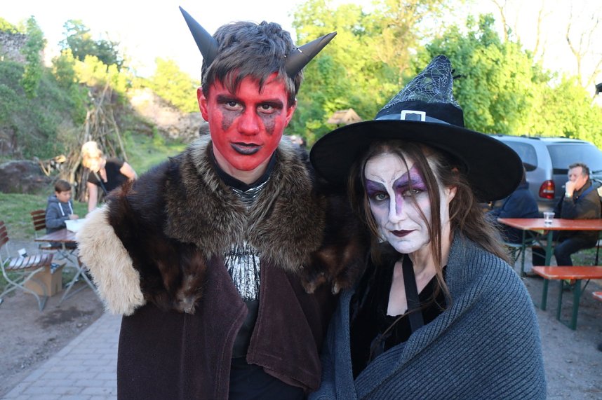 Walpurgis auf der Burgruine Hohnstein