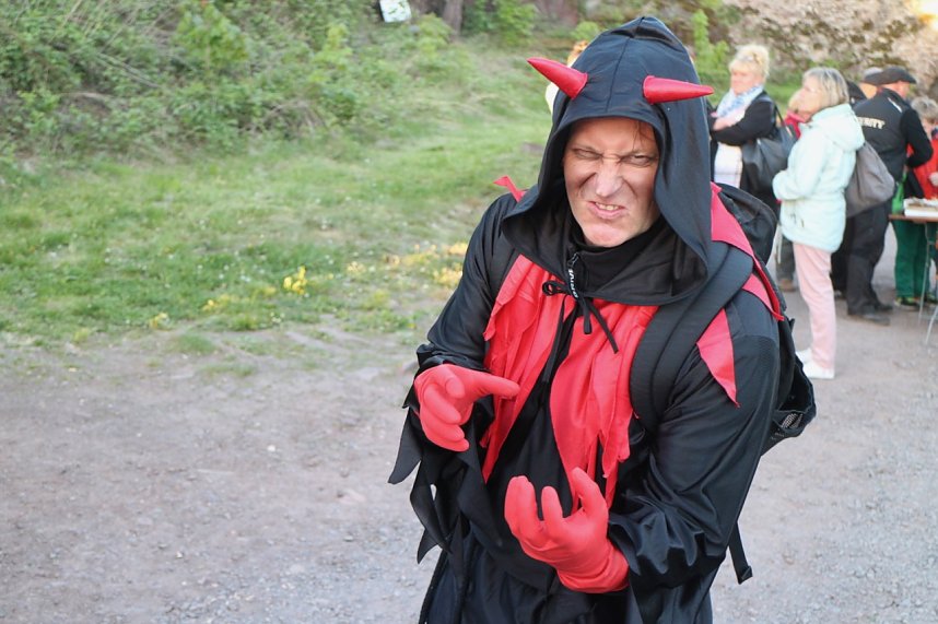 Walpurgis auf der Burgruine Hohnstein