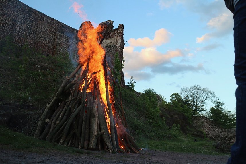 Walpurgis auf der Burgruine Hohnstein