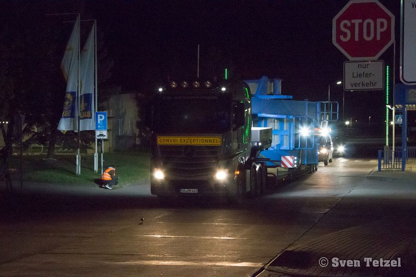 Erster Transport war unterwegs