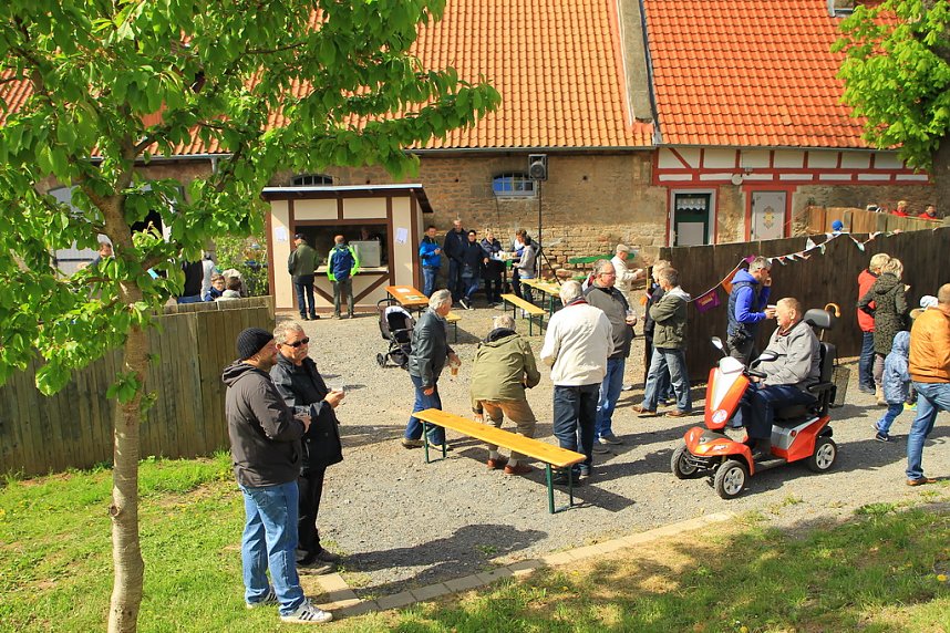 Maibaumsetzen in Wolkramshausen