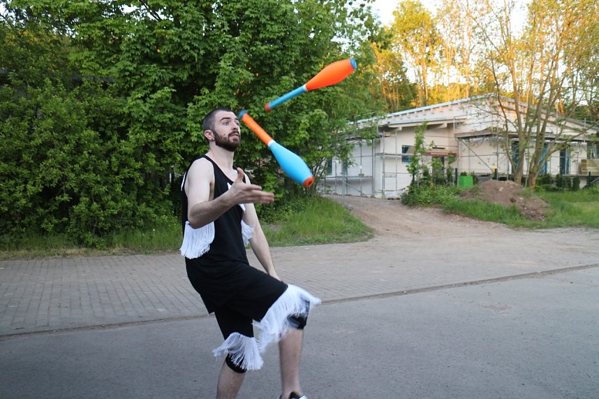 Wes Peden er&ouml;ffnete die Zappelini-Zeltsaison