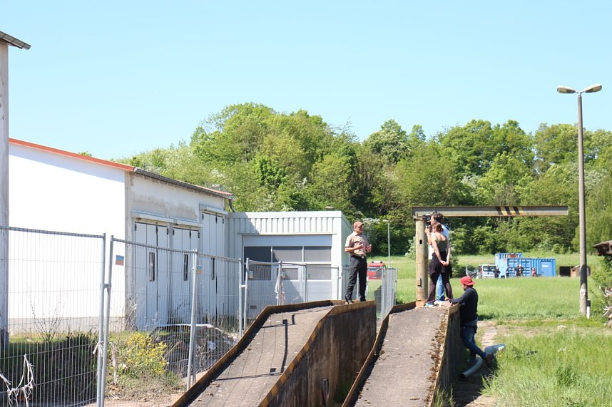 Doku-Dreh am Erdfall