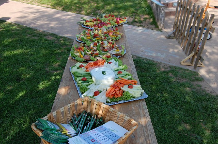 Gesund und frisch muss das Essen sein