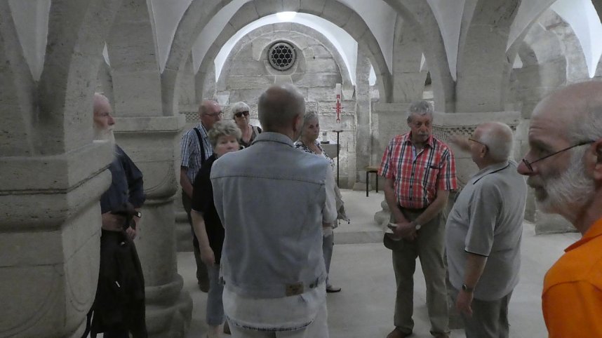 Herzsportgruppe auf Entdeckertour in Nordhausen