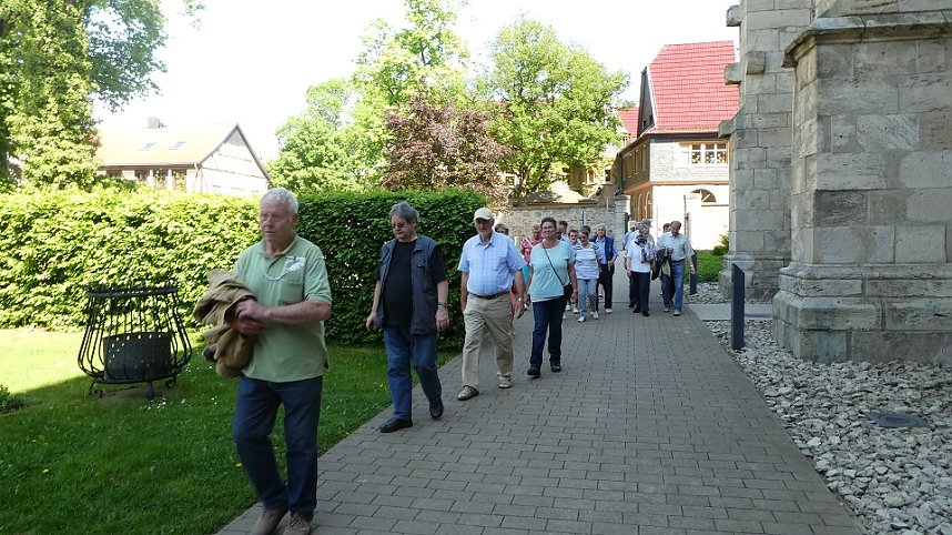 Herzsportgruppe auf Entdeckertour in Nordhausen