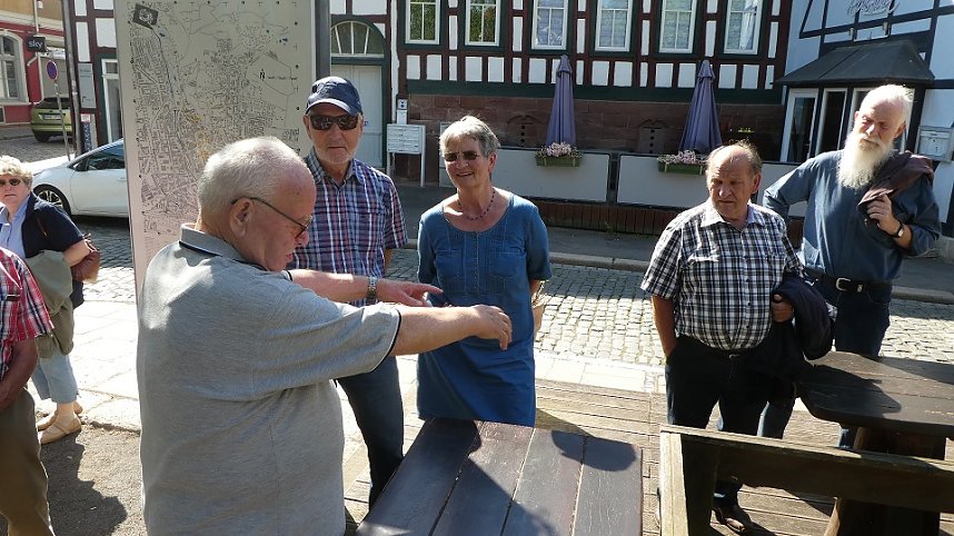 Herzsportgruppe auf Entdeckertour in Nordhausen