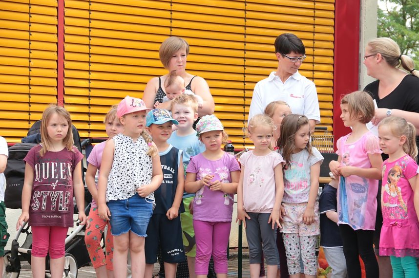 Die Kinder hatten ein kleines Programm einstudiert.