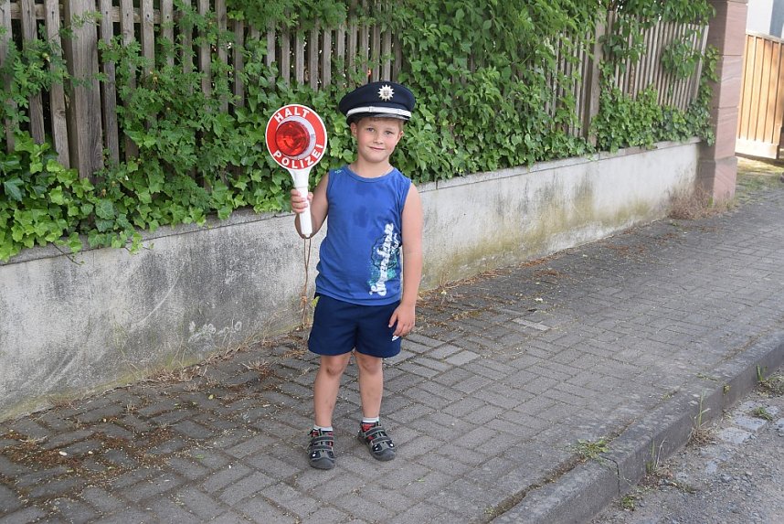 Die Polizei kam zu Besuch nach Auleben