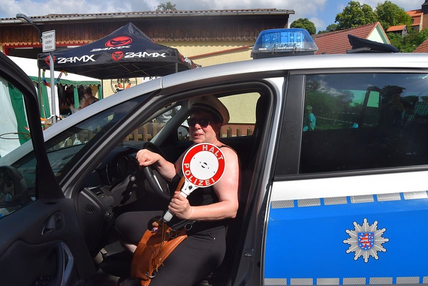 Die Polizei kam zu Besuch nach Auleben