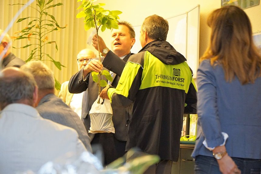 Verabschiedung von Ellrichs B&uuml;rgermeister Matthias Ehrhold. 