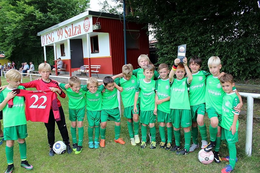 Die FSG Salza ist stolz auf den Nachwuchs