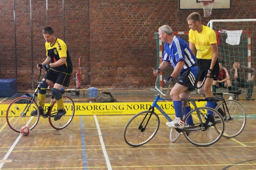 Aufstiegschance verpasst - die Konkurrenz der Ilfelder Radballer war zu stark