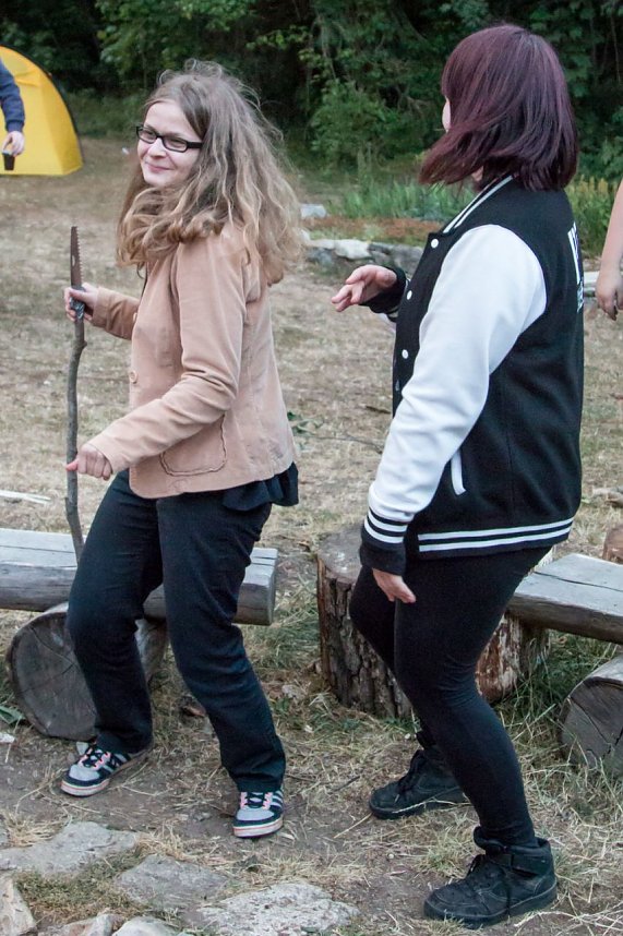 Zeltlager und Wettbewerbe im Ferienpark