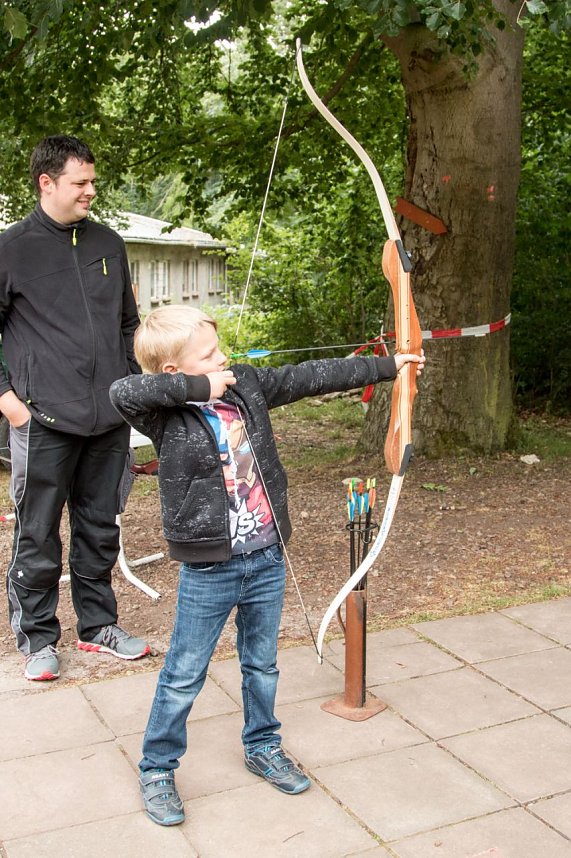 Zeltlager und Wettbewerbe im Ferienpark