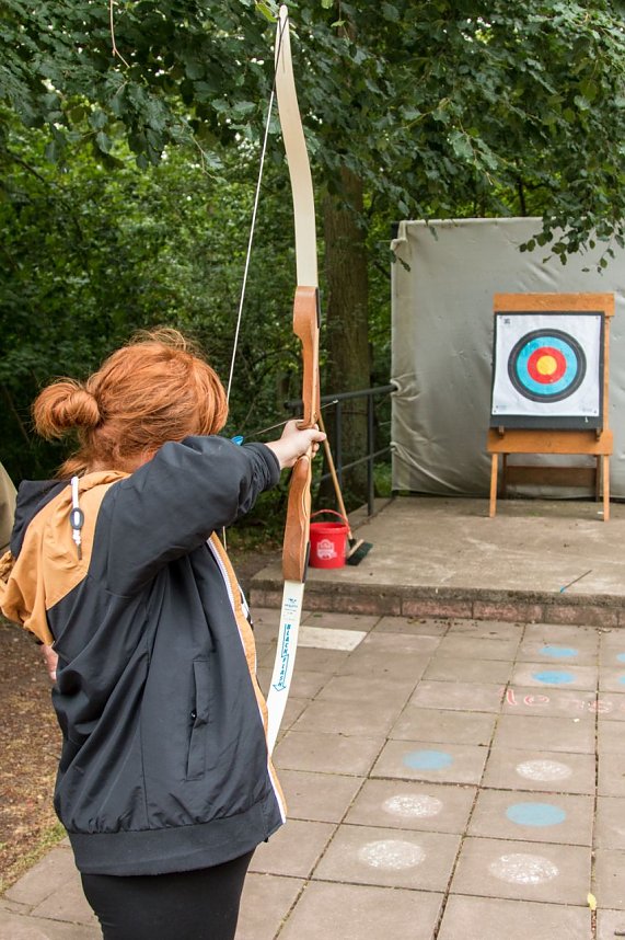 Zeltlager und Wettbewerbe im Ferienpark