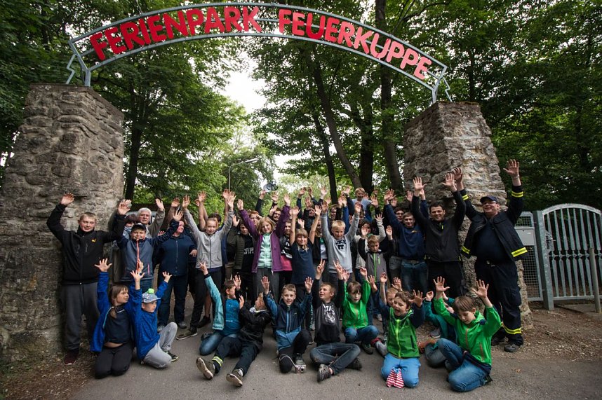 Zeltlager und Wettbewerbe im Ferienpark