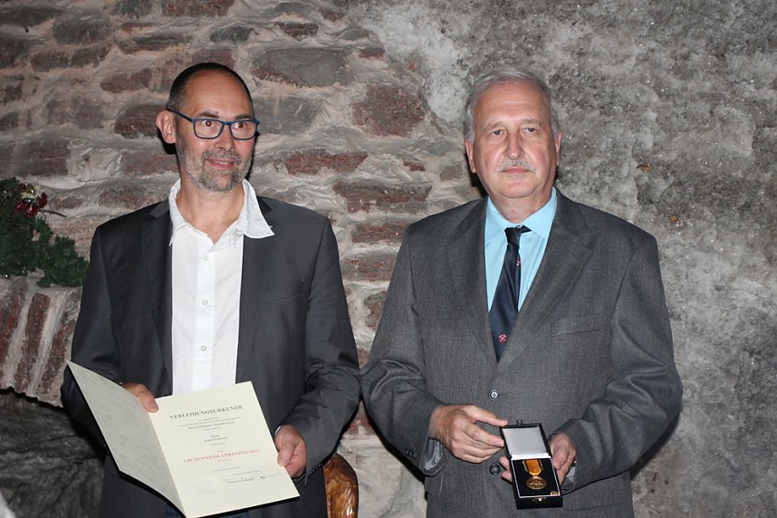 Hohe Auszeichnungen f&uuml;r freiwillige Retter unter Tage