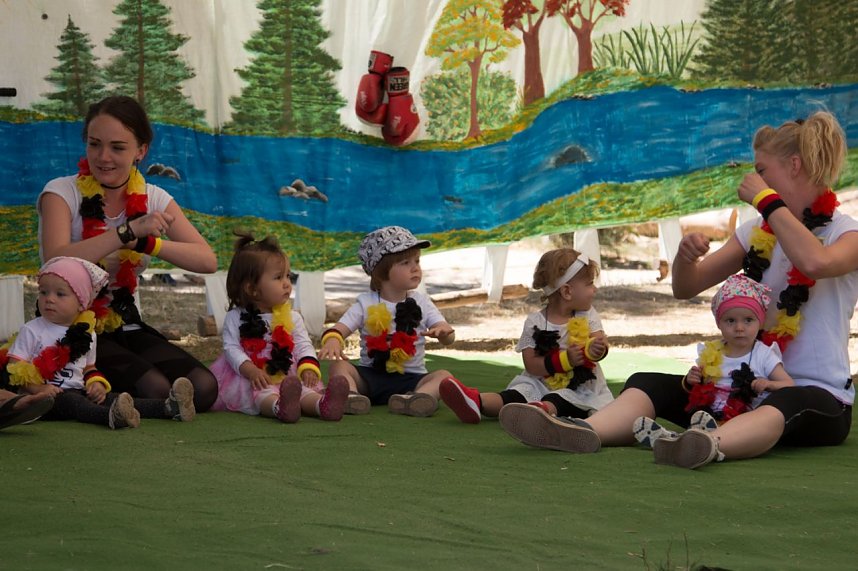 Kleine Strolche sind immer in Bewegung