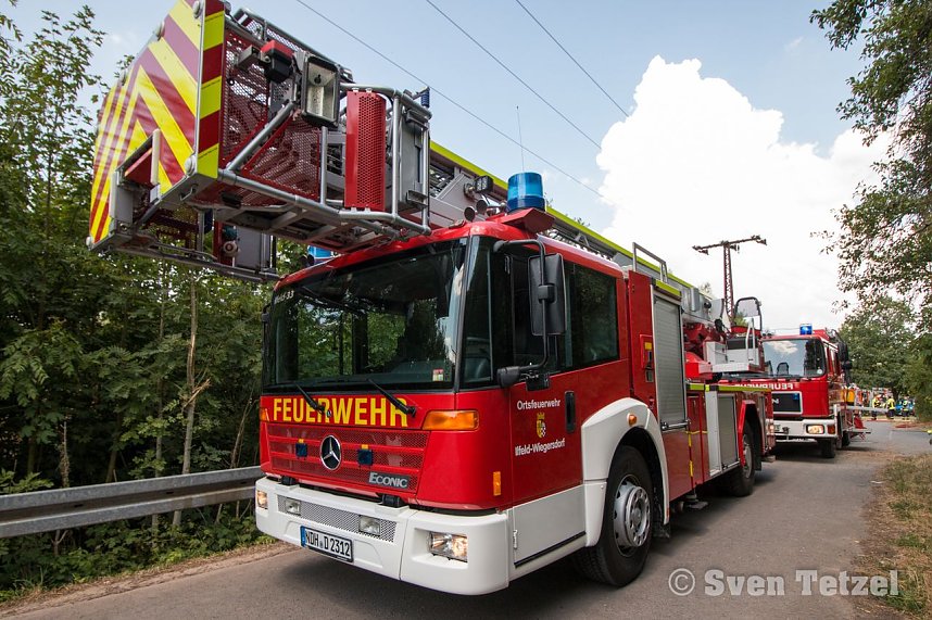 Brand am Kirchberg in Niedersachswerfen