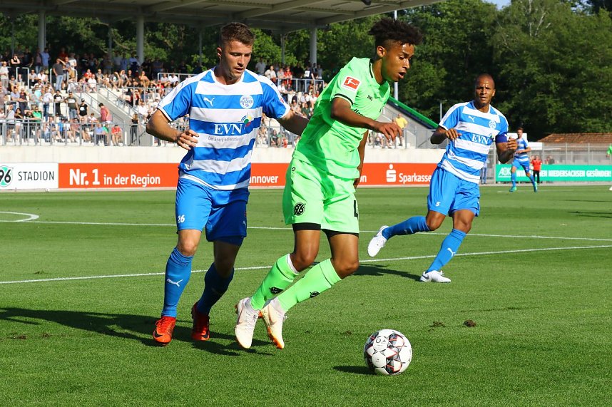 Wacker testete gegen Bundesligist in Hannover