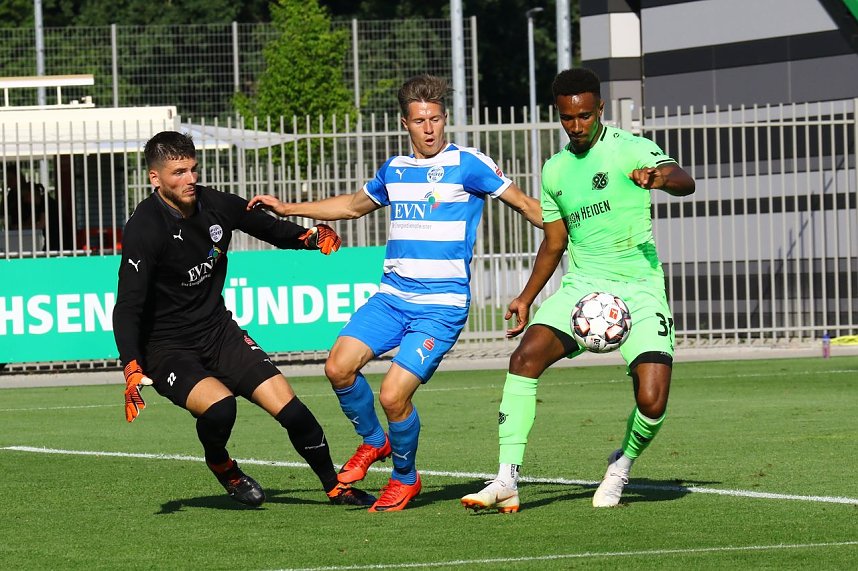 Wacker testete gegen Bundesligist in Hannover