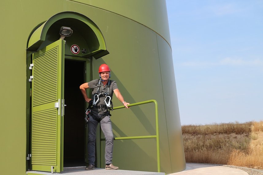 Energie f&uuml;r den Tank - direkt vom Windrad &uuml;ber Nordhausen