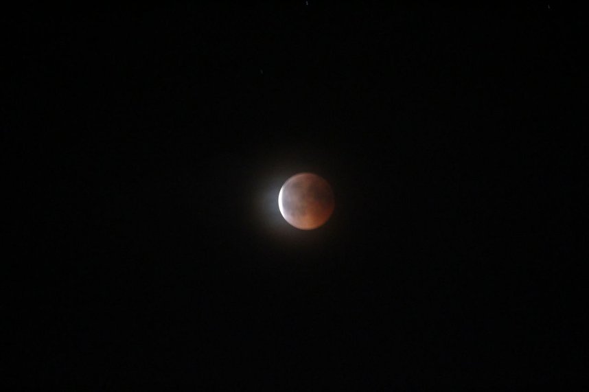 Blutmond &uuml;ber dem S&uuml;dharz