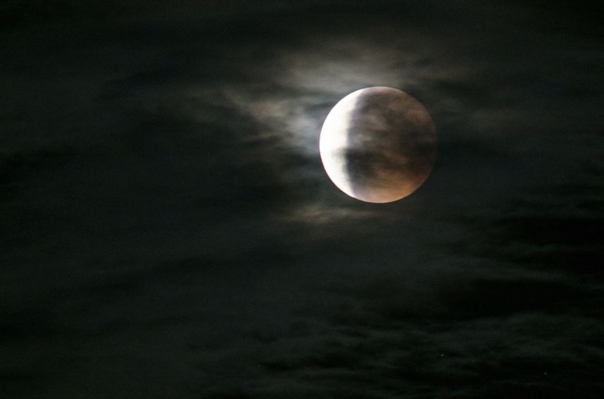 Blutmond &uuml;ber Bielen