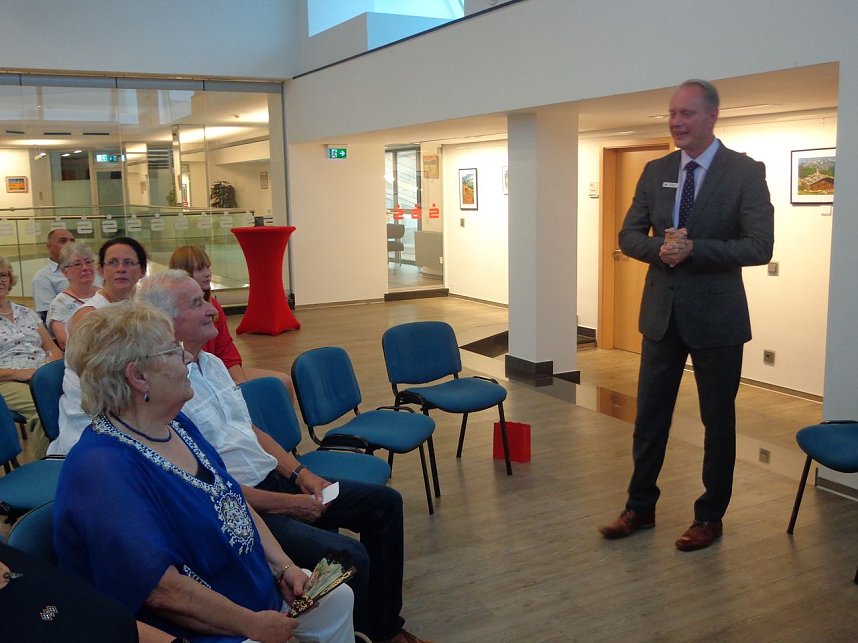 Helga Richters Impressionen in der KSK-Galerie