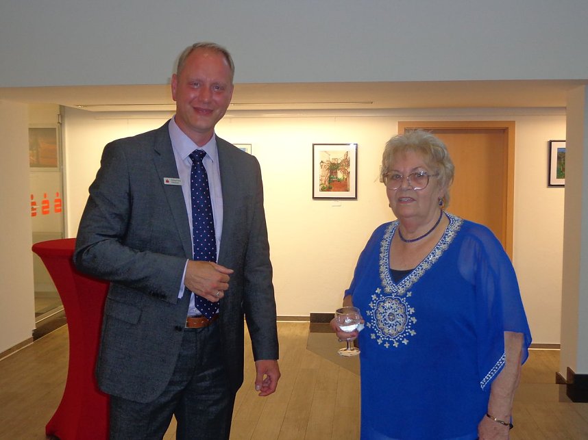 Helga Richters Impressionen in der KSK-Galerie