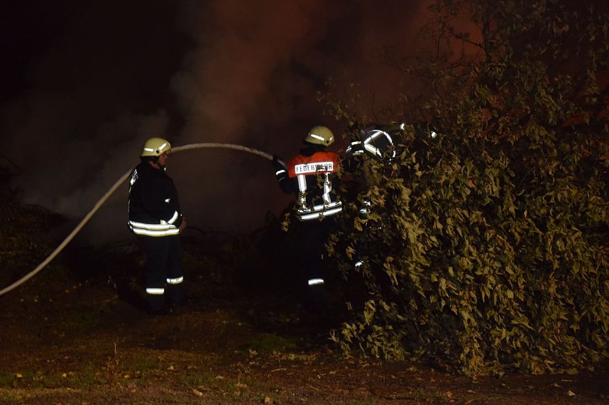 Feuerwehren waren in Leimbach im Einsatz