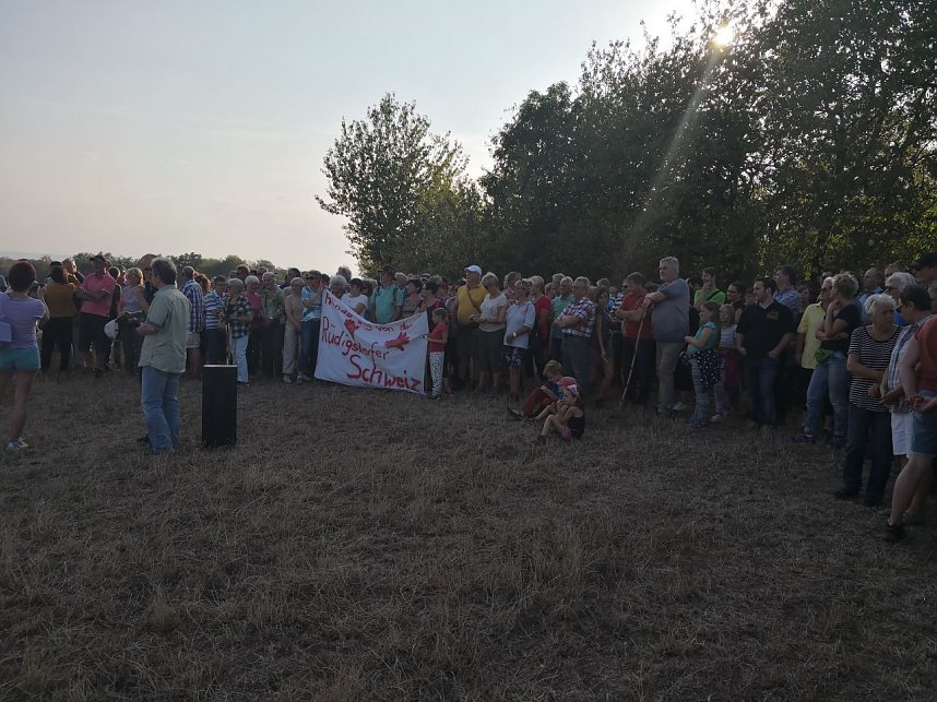 Proteste auf dem Kuhberg