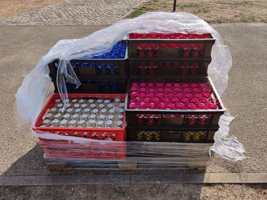 Vorbereitungen f&uuml;r das Lichterfest