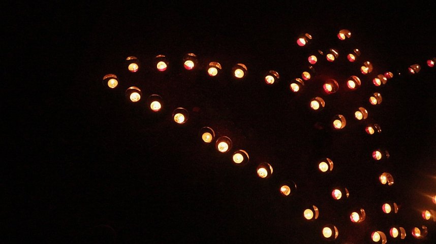 15. Lichterfest auf dem Petersberg