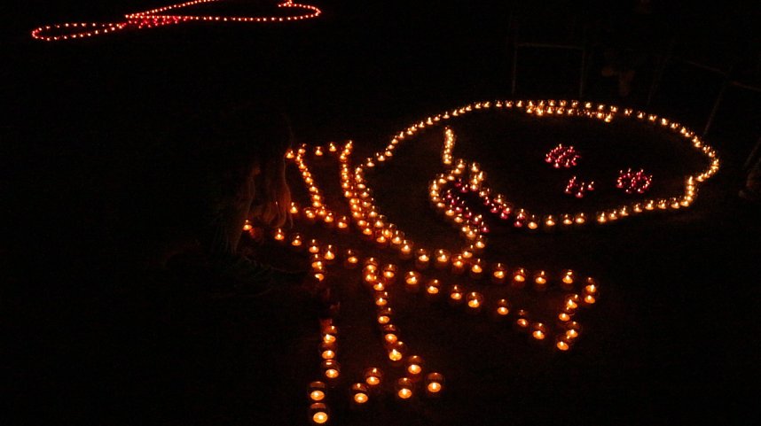 15. Lichterfest auf dem Petersberg