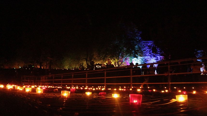 15. Lichterfest auf dem Petersberg