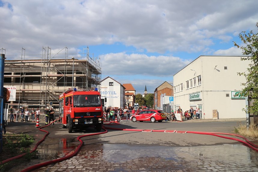 Feuer am Hauptbahnhof