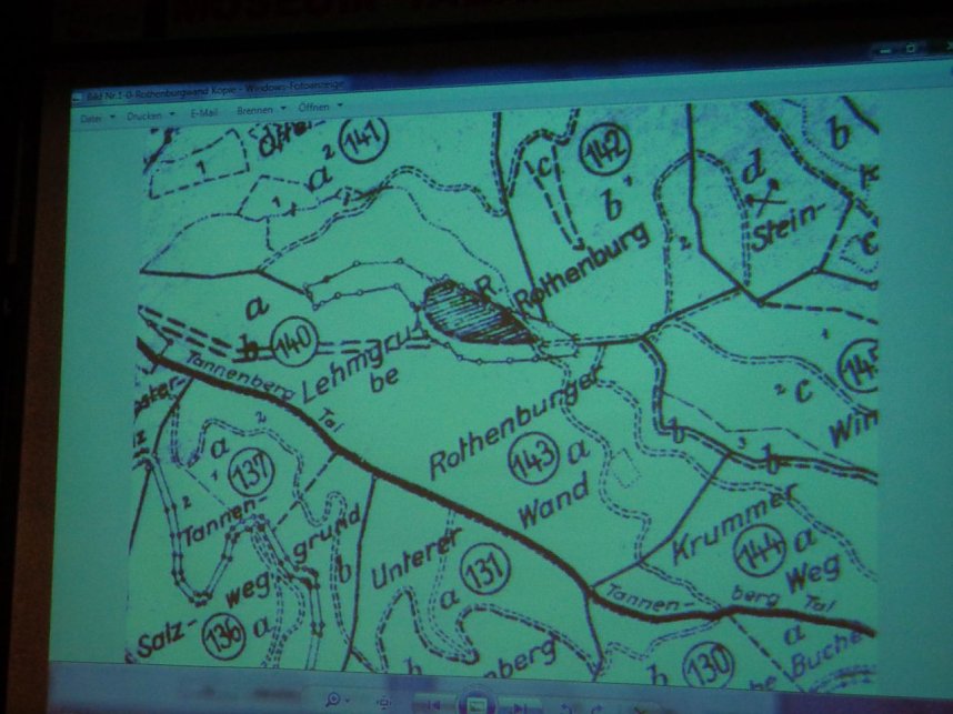 Die Rothenburg einst und jetzt