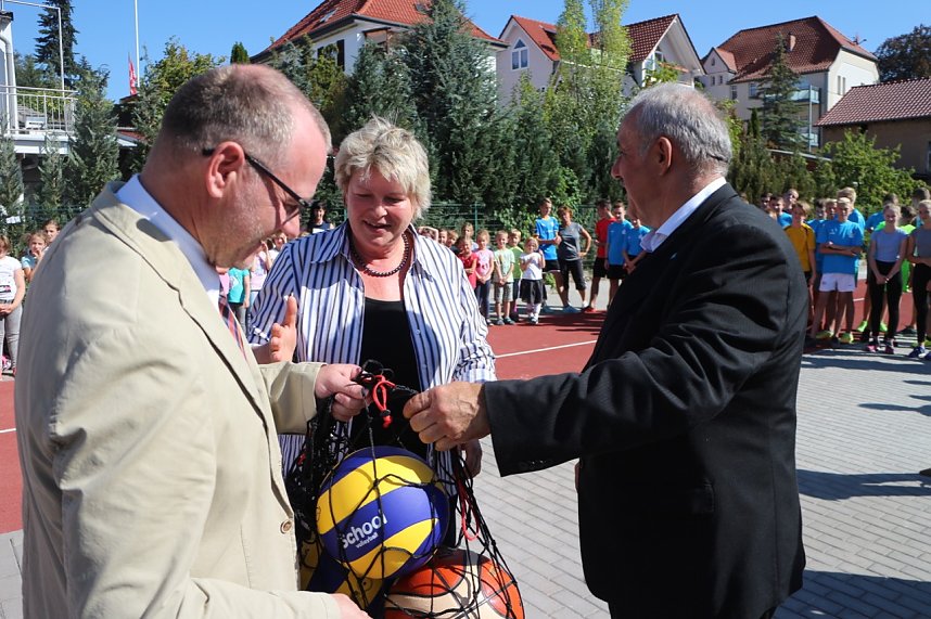 Neue Sportanlagen an der KKS