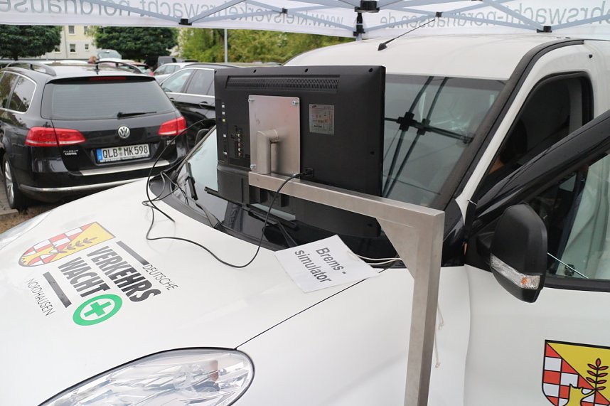 Aktion junge Fahrer am Berufsschulzentrum Nordhausen