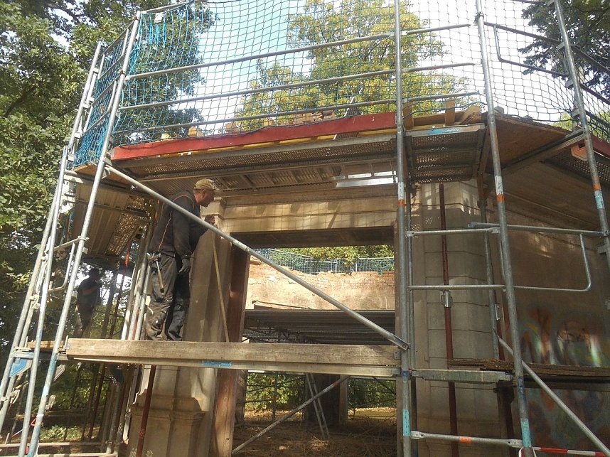 Es geht voran im Park Hohenrode