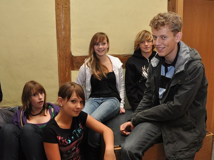 Junge Party im Klubhaus