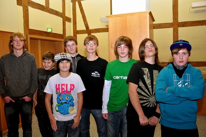 Junge Party im Klubhaus